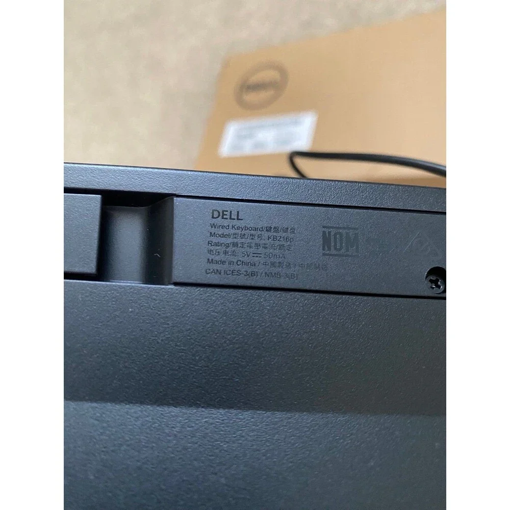 Dell Wired Keyboard KB216-BK-US USB Black BRAND NEW IN BOX